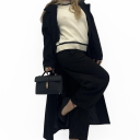 pantalone modello balloon alcantara